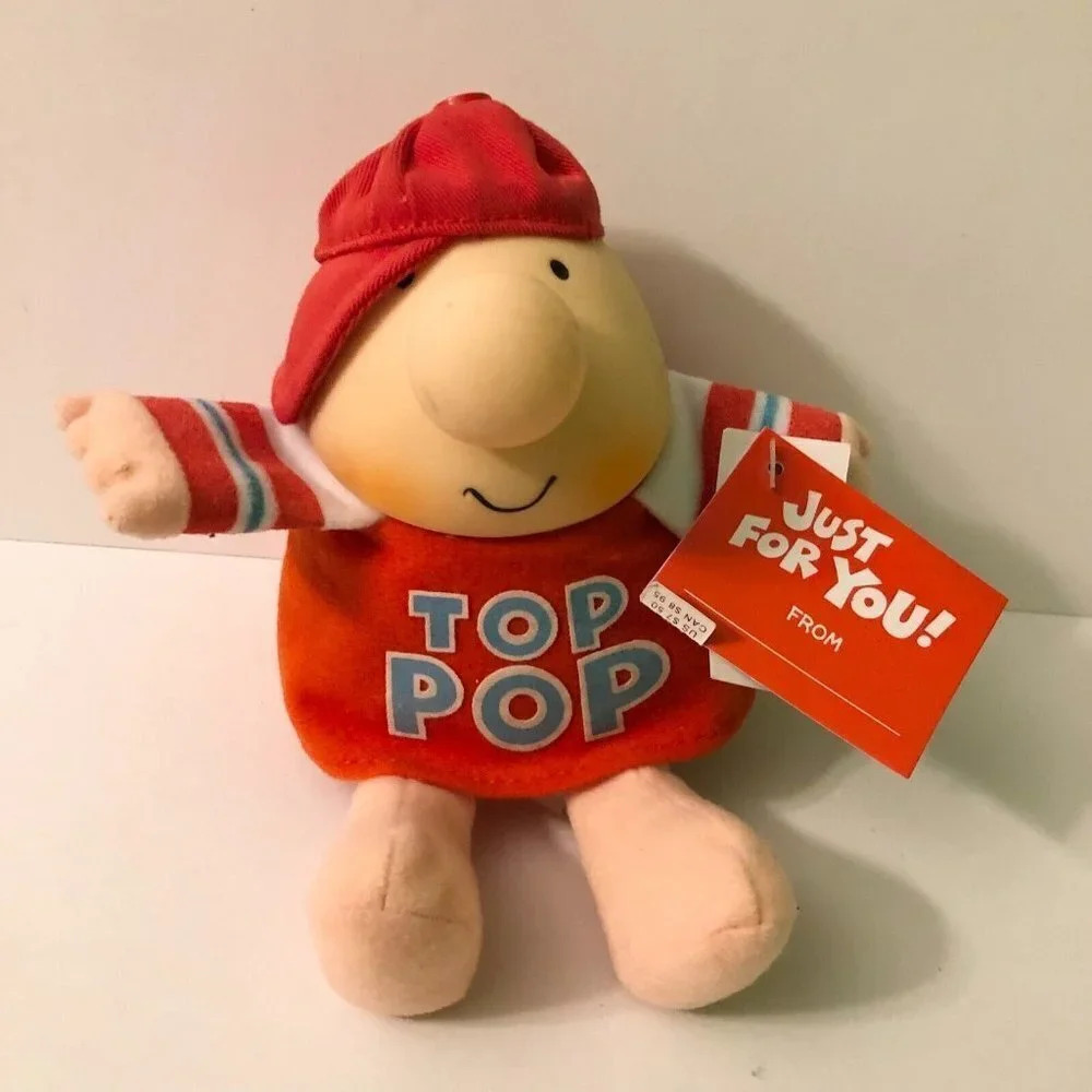 Vintage 1994 American Greetings Ziggy Top Pop Fathers Day Plush Soft Doll